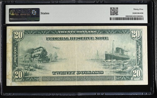 FR 990 1914 $20 Federal Reserve Note Chicago