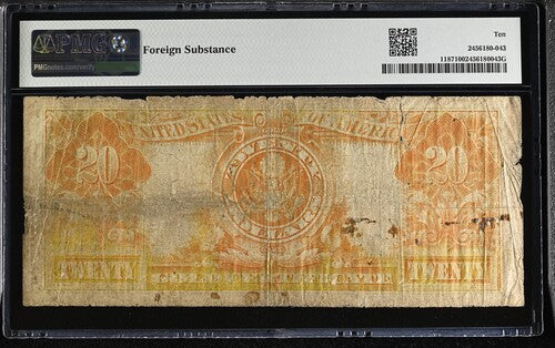 FR 1187 1922 $20 Gold Certificate