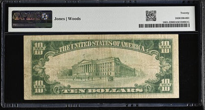 FR 1801-2 1929 $10 The Chase NB of the City of New York, New York Type 2 CH # 2370