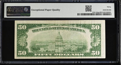 FR 2101-Hdgs 1928A $50 Federal Reserve Note St. Louis