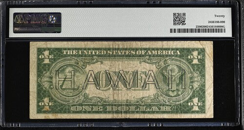 FR 2300 1935A $1 Hawaii - WWII Emergency Issue