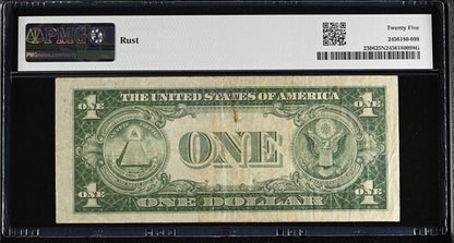 FR 2306 1935A $1 N. Africa - WWII Emergency Issue