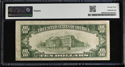 FR 2309 1934A $10 N. Africa - WWII Emergency Issue