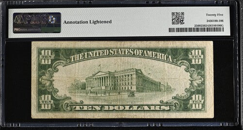 FR 2309 1934A $10 N. Africa - WWII Emergency Issue
