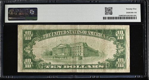 FR 2400 1928 $10 Gold Certificate