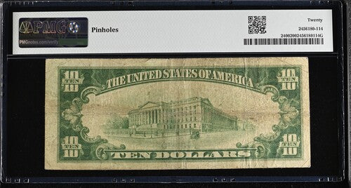 FR 2400 1928 $10 Gold Certificate