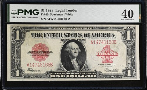 FR 40 1923 $1 Legal Tender
