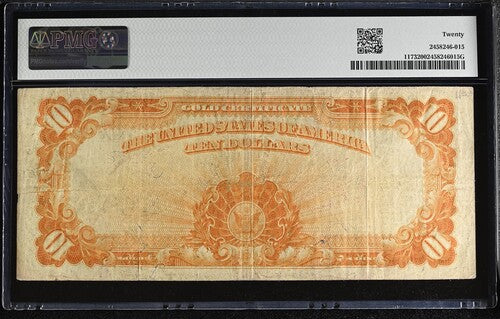 FR 1173 1922 $10 Gold Certificate