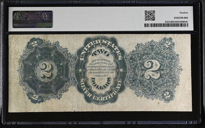 FR 245 1891 $2 Silver Certificate