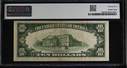 FR 2309 1934A $10 North Africa WWII Emergency Issue