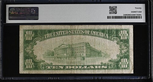 FR 2400 1928 $10 Gold Certificate