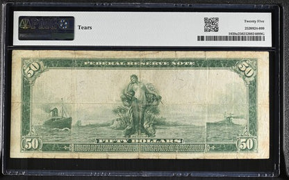 FR 1039a 1914 $50 Federal Reserve Note Cleveland