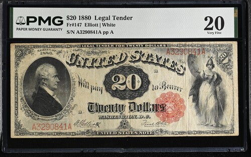 FR 147 1880 $20 Legal Tender