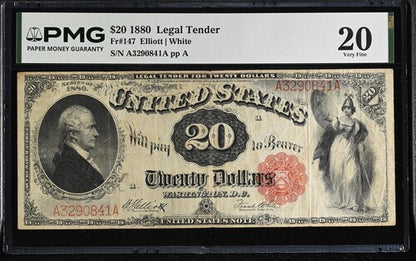 FR 147 1880 $20 Legal Tender