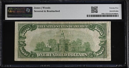 FR 1804-1 1929 $100 First Wayne NB Detroit Michigan CH# 10527