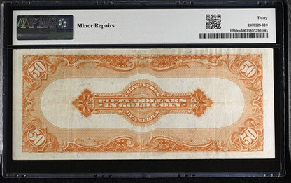 FR 1200m 1922 $50 Gold Certificate