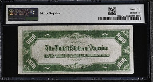 FR 2210-Gdgs 1928 $1,000 Federal Reserve Note Chicago