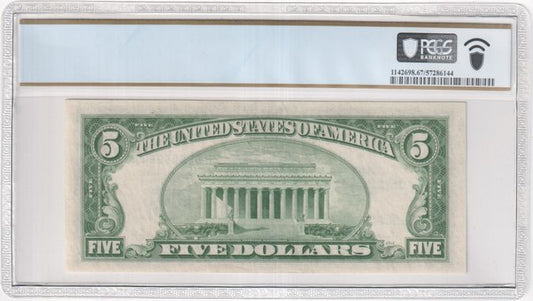 FR 1655 1953 $5 Silver Certificate