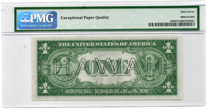 FR 2300 1935A $1 Hawaii WWII Emergency Issue