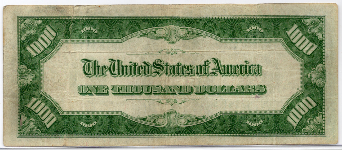 FR 2211-G 1934A $1000 Federal Reserve Note