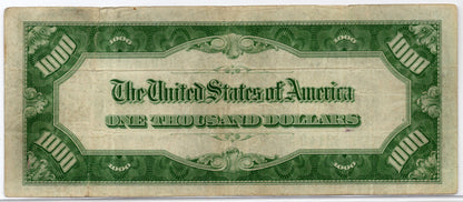 FR 2211-G 1934A $1000 Federal Reserve Note