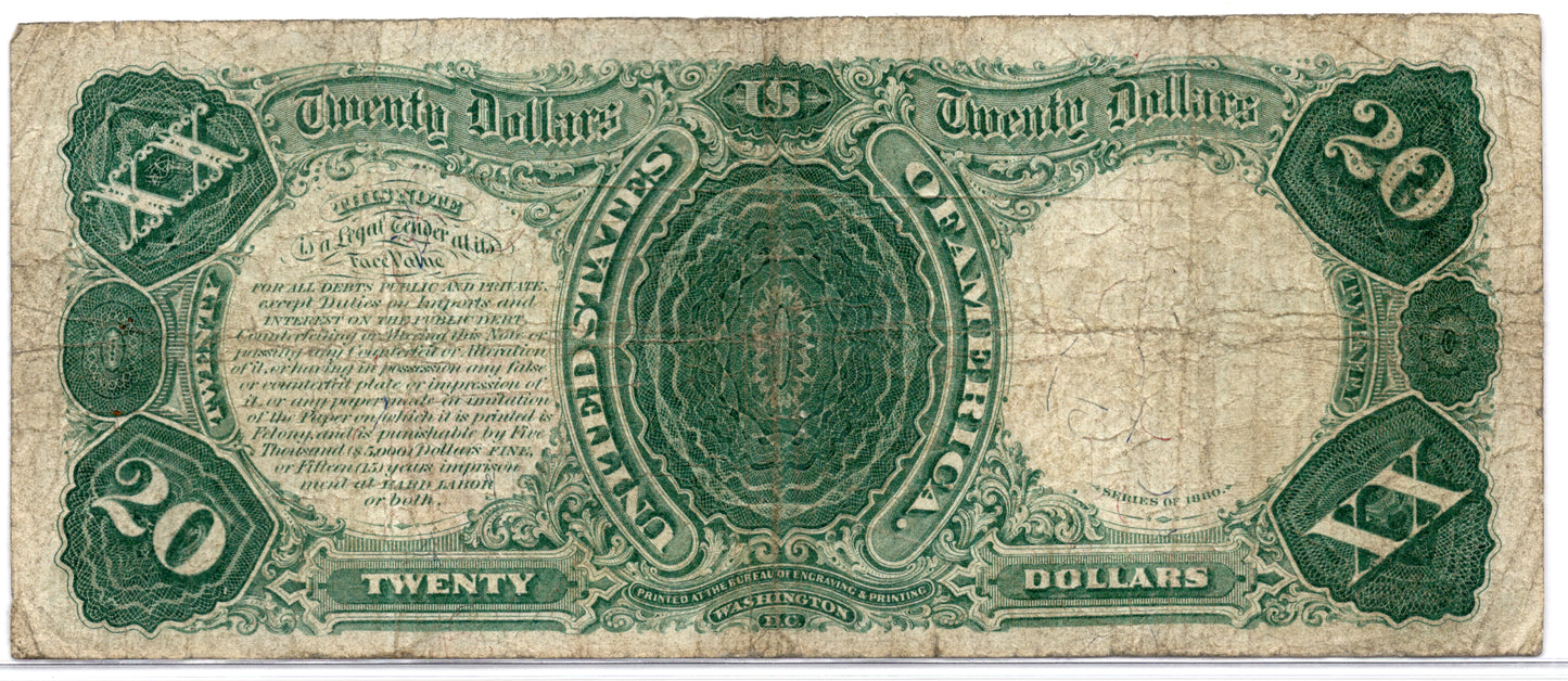 FR 147 1880 $20 Legal Tender