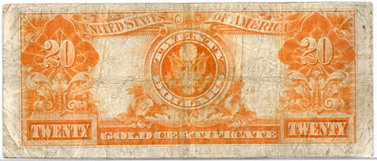 FR 1187 1922 $20 Gold Certificate