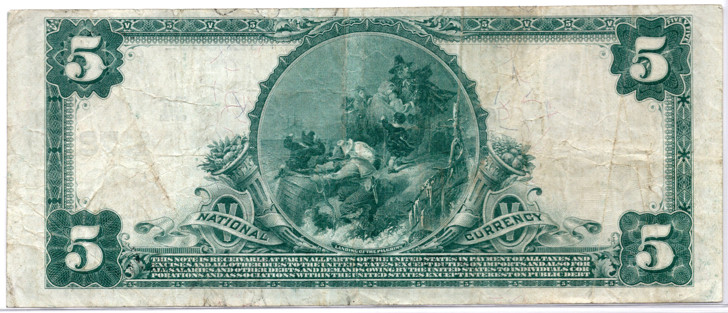 1902 $5 National Bank of Commerce St. Louis Missouri CH# 4178