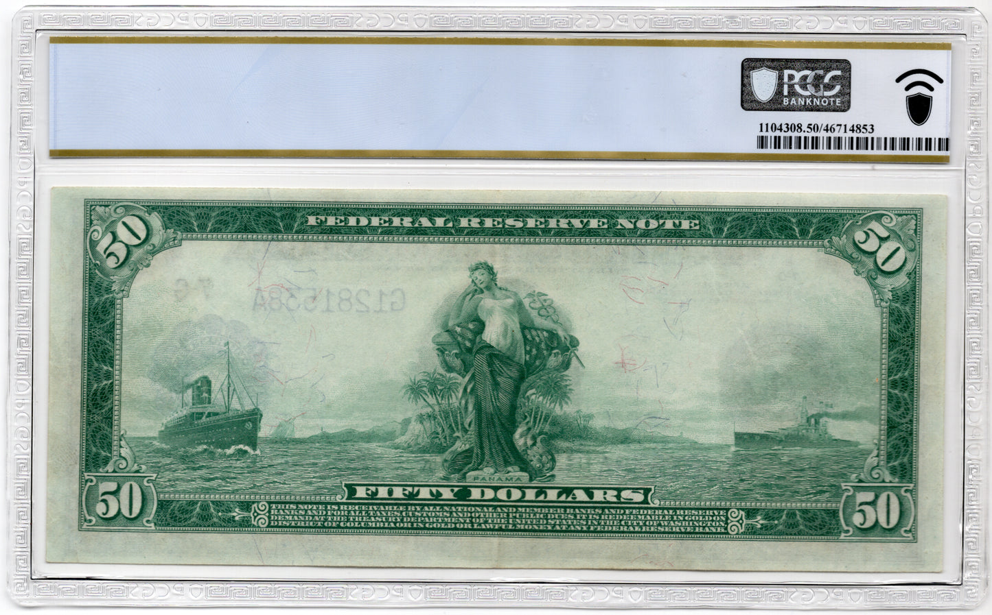 FR 1048 1914 $50 Federal Reserve Note CHICAGO