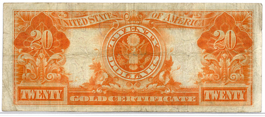 FR 1185 1906 $20 Gold Certificate