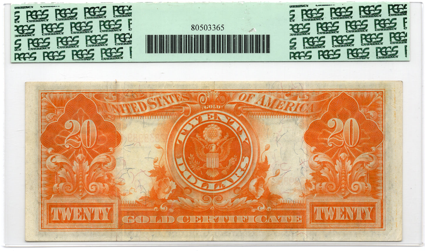 FR 1185 1906 $20 Gold Certificate