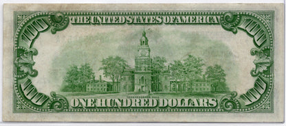 FR 2153-G 1934A $100 Federal Reserve Note Chicago