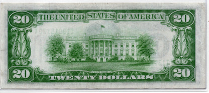 1934 $20 Federal Reserve Note Minneapolis