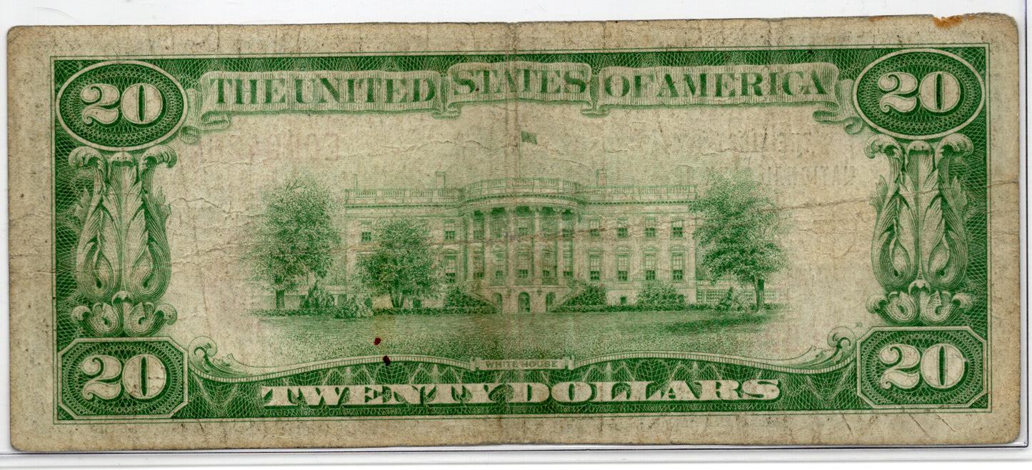 1929 $20 First NB of Florence Alabama CH# 3981