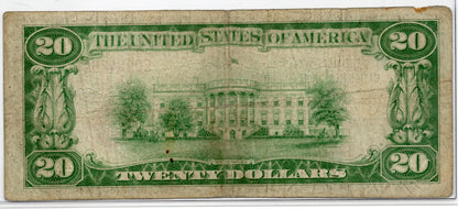 1929 $20 First NB of Florence Alabama CH# 3981