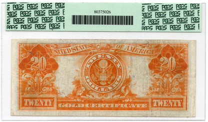 FR 1185 1906 $20 Gold Certificate