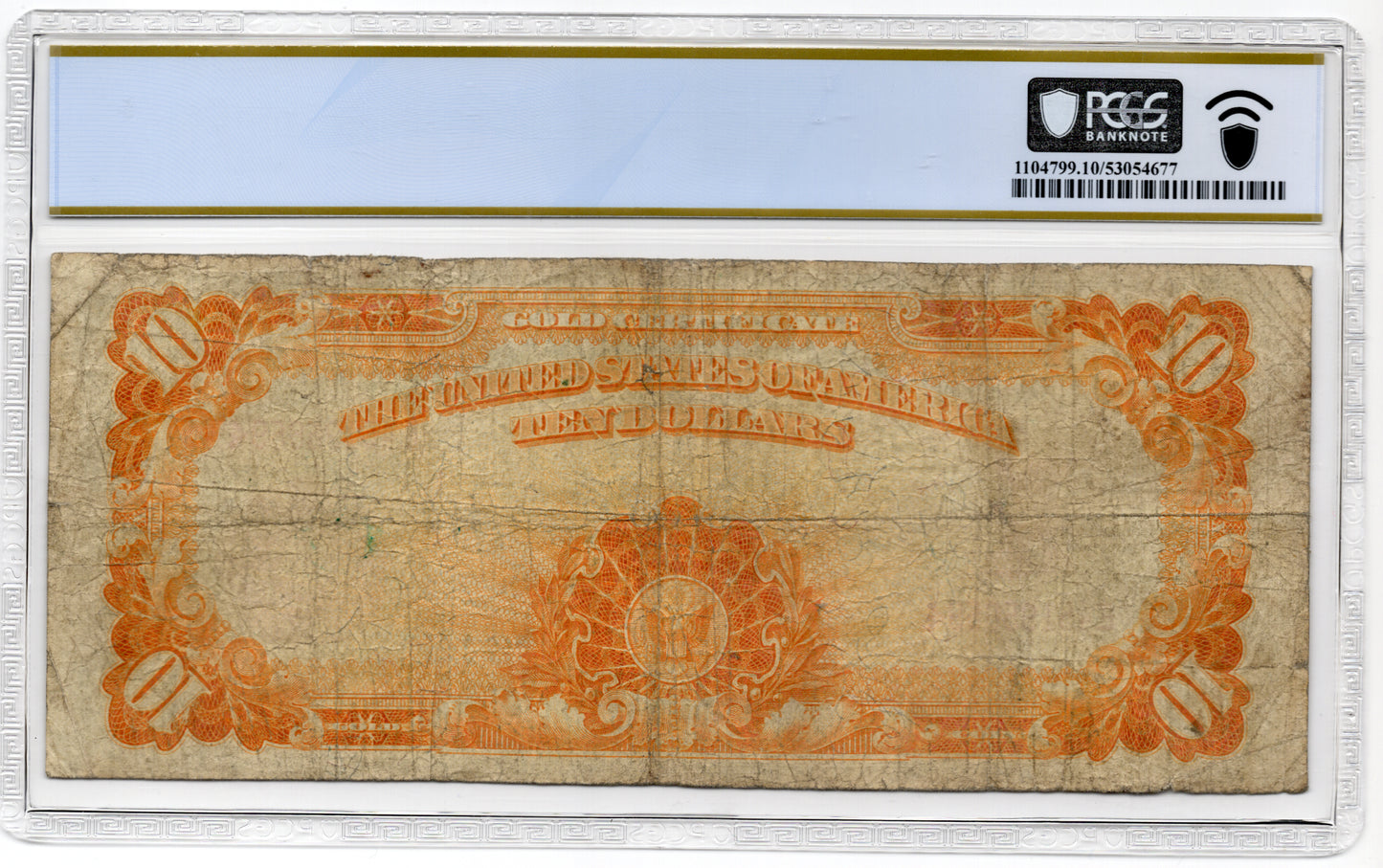 FR 1172 1907 $10 Gold Certificate