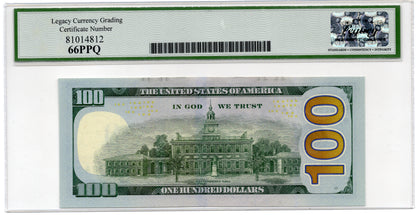 2025 $100 FRN PRESIDENT DONALD J. TRUMP SIGNATURE