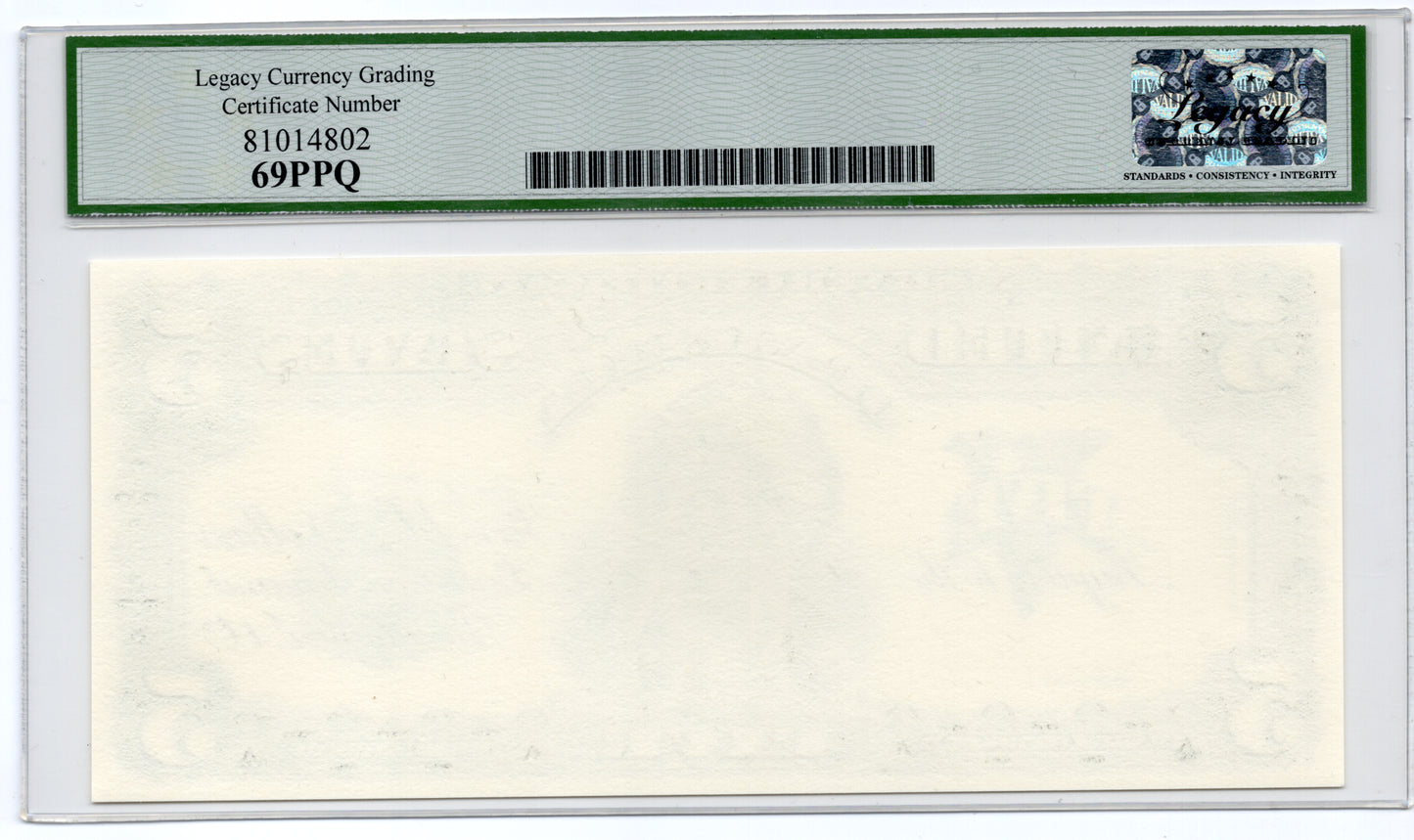 BEP 1899 $5 Silver Certificate Chief BEP Official Reprint