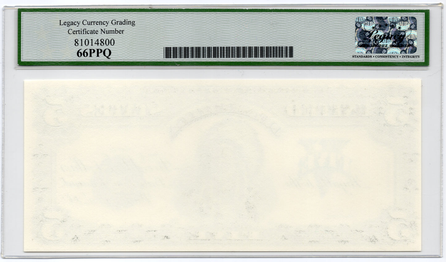 BEP 1899 $5 Silver Certificate Chief BEP Official Reprint