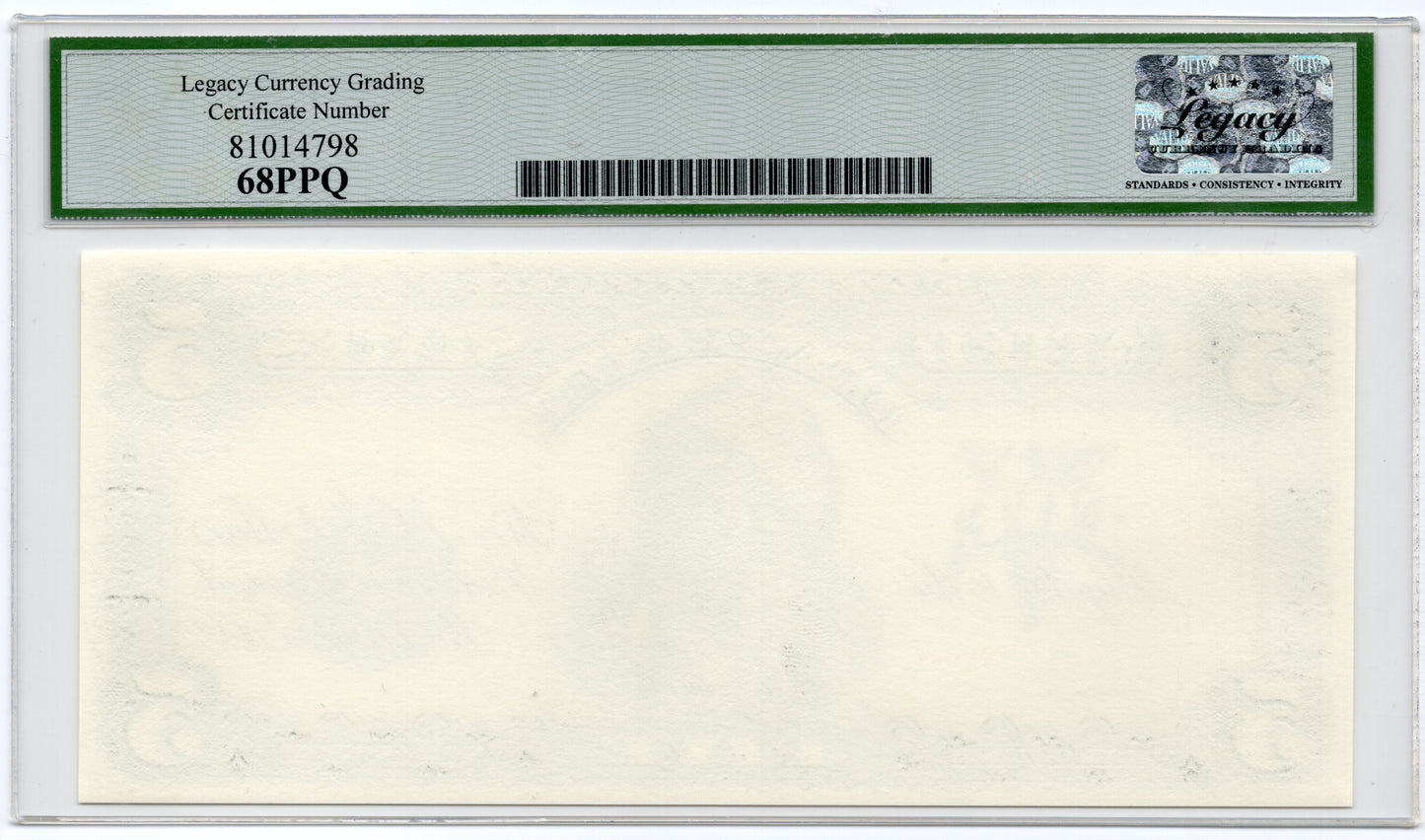 BEP 1899 $5 Silver Certificate Chief BEP Official Reprint