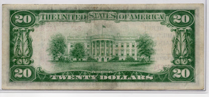 1929 $20 NB of Saint Paul Minnesota CH# 203