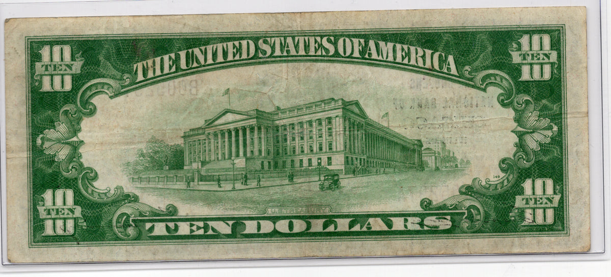 1929 $10 Drovers NB of Chicago Illinois CH# 6535