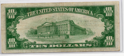 1929 $10 Drovers NB of Chicago Illinois CH# 6535