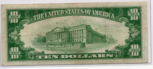 1929 $10 Drovers NB of Chicago Illinois CH# 6535