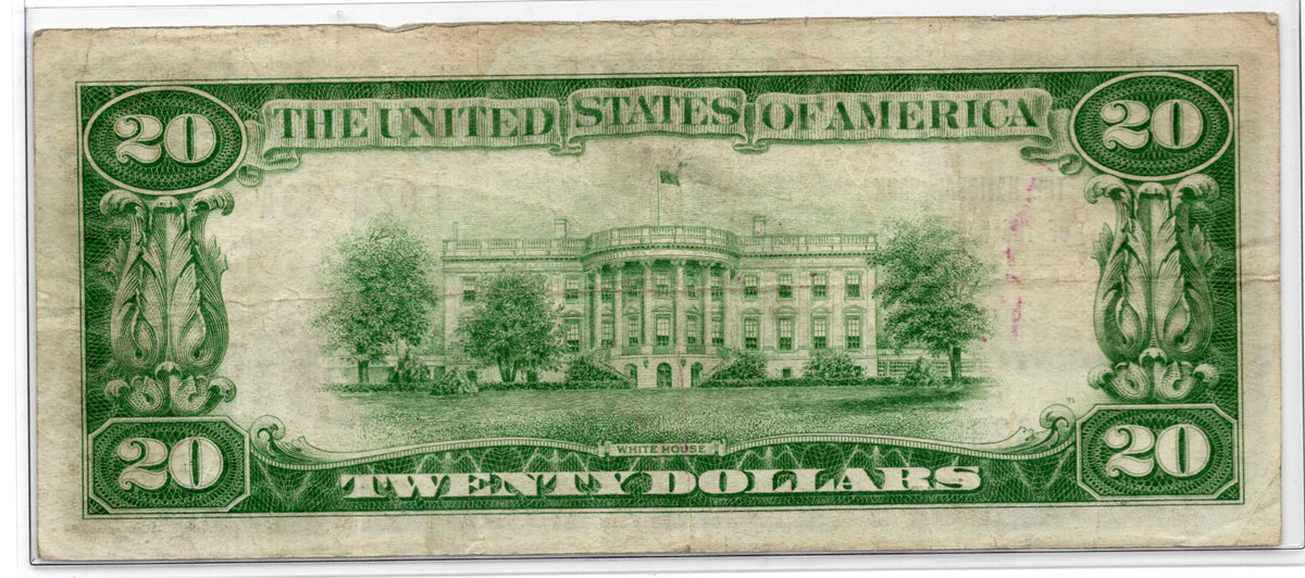 1929 $20 NB of The Republic of Chicago Illinois CH# 4605