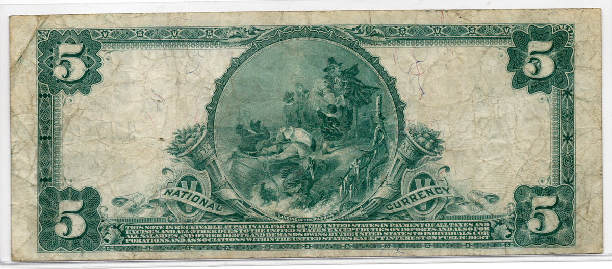 1902 $5 West Side NB of Chicago Illinois