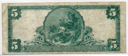 1902 $5 West Side NB of Chicago Illinois