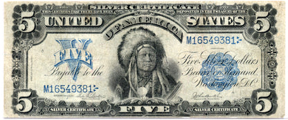 FR 277 1899 $5 Silver Certificate