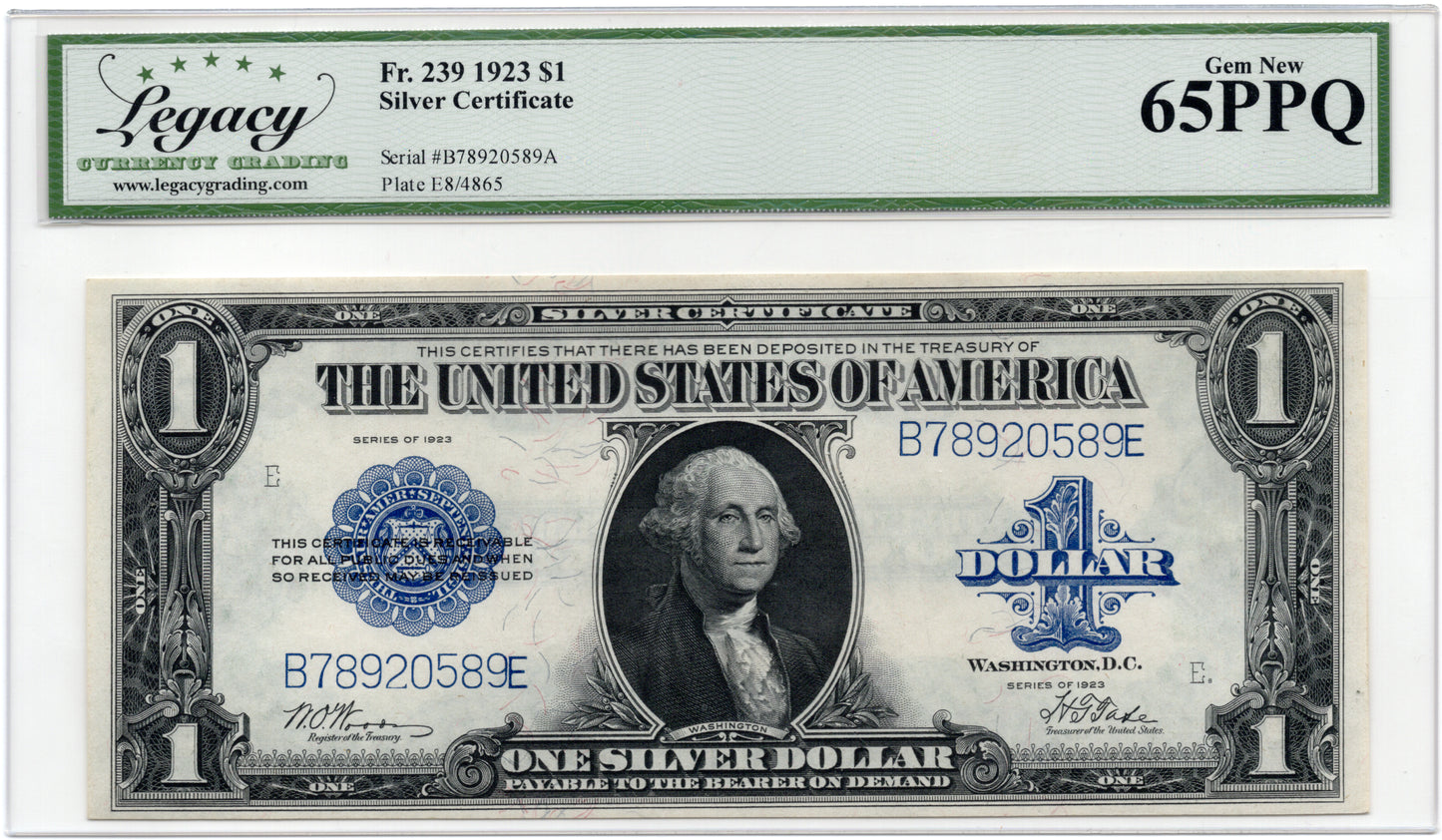 FR 239 1923 $1 Silver Certificate SCARCE